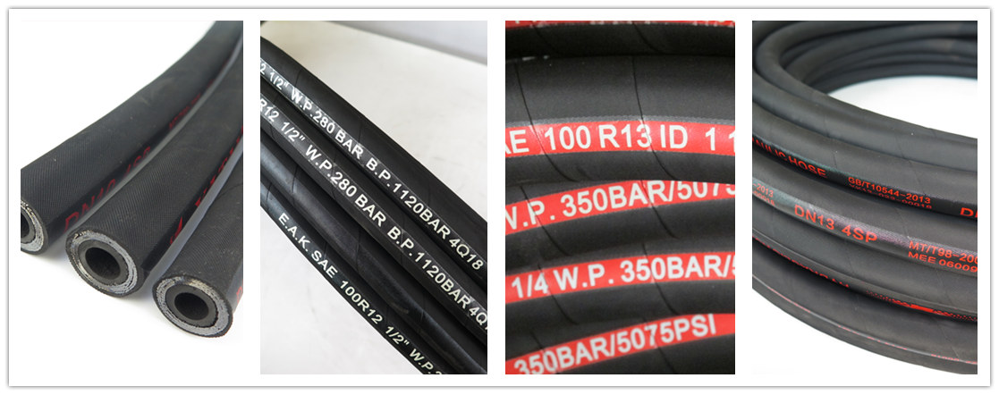 Self-interpretation of high-pressure steel wire wound hose