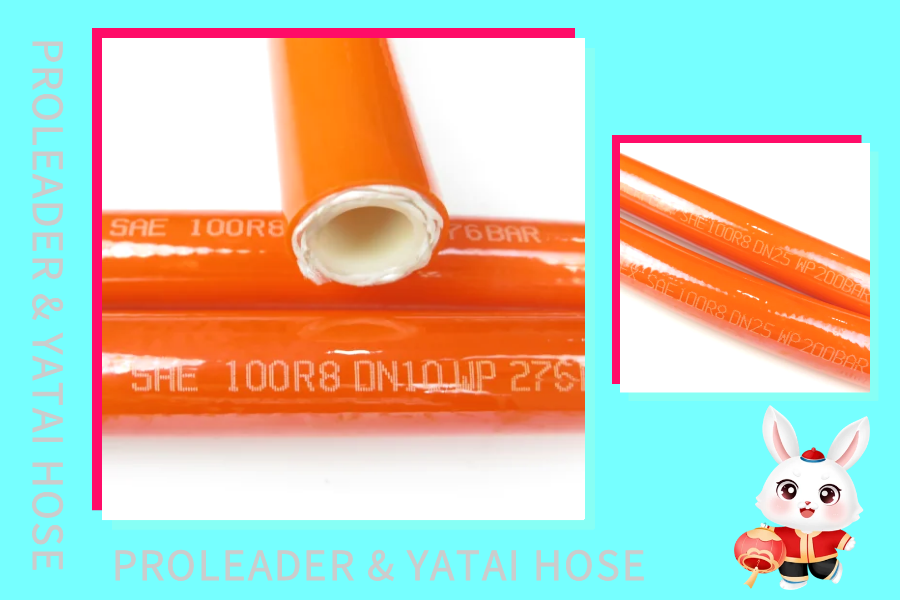 Nylon resin hose/pressure test hose/fitting