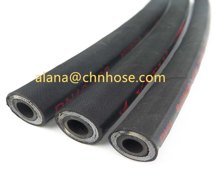 MSHA Four Steel Wire Winding Medium Pressure Hydraulic Support Hose