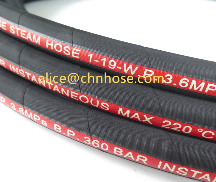 One Steel Wire Braid Steam Hose